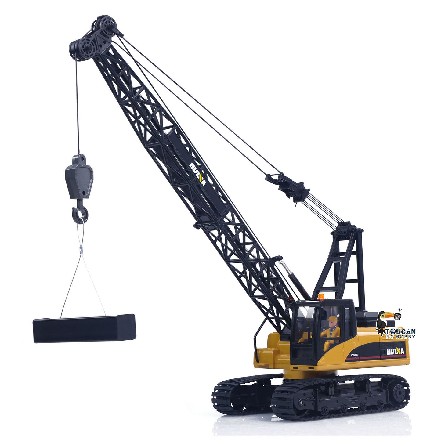HUINA 572 15CH RC 1/14 Construction Crane Truck Tower Excavator Model Car 1572 Remote Control Toy