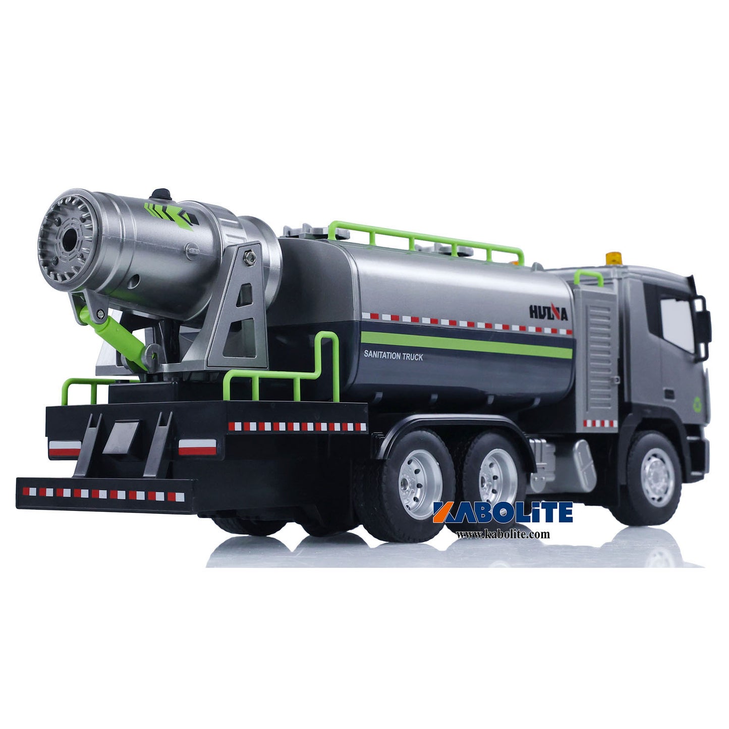 HUINA 1316 1/18 Plastic RC Fog Cannon Truck Model with 9CH 2.4G Radio Controller for Construction Site Dust Hobbyists