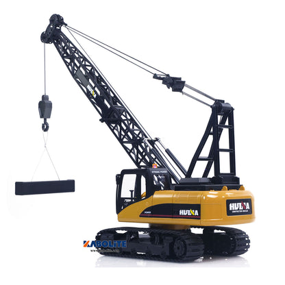 IN Stock HUINA 1572 1/14 RC Tower Crane Construction Vehicle with Light Sound 360 Degree Rotate 2.4G Remote Controller for Scale Machinery Enthusiast