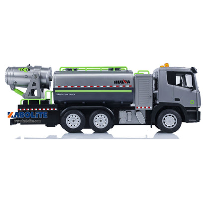 HUINA 1316 1/18 Plastic RC Fog Cannon Truck Model with 9CH 2.4G Radio Controller for Construction Site Dust Hobbyists