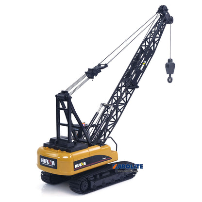 IN Stock HUINA 1572 1/14 RC Tower Crane Construction Vehicle with Light Sound 360 Degree Rotate 2.4G Remote Controller for Scale Machinery Enthusiast