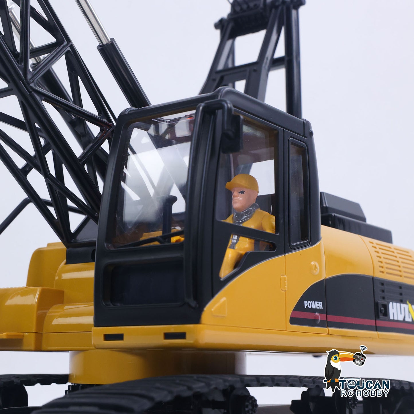 HUINA 572 15CH RC 1/14 Construction Crane Truck Tower Excavator Model Car 1572 Remote Control Toy