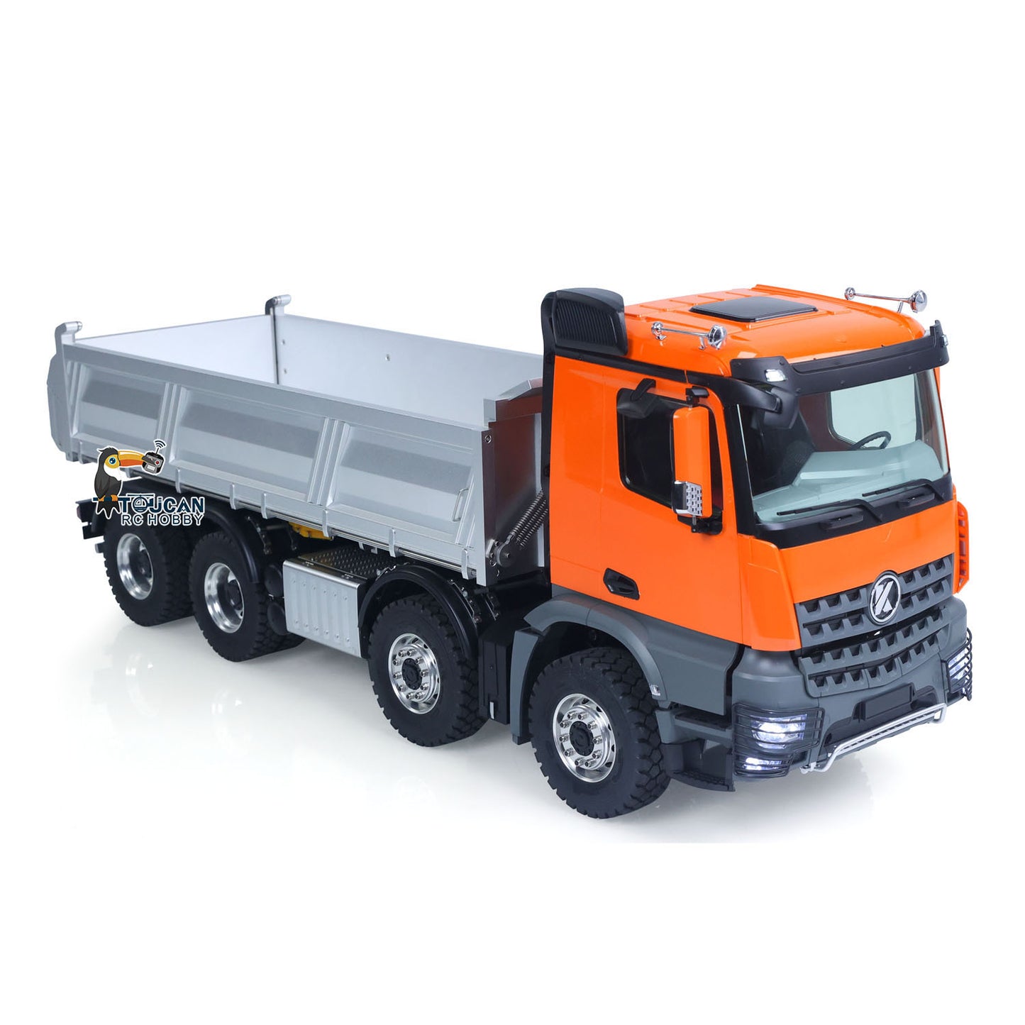 Flash Sale 1/14 Kabolite K3367 8x8 Metal Hydraulic RC Tipper Remote Control Dump Truck Sonud Light 2Speed Model Battery ST8 Radio Axle Lock