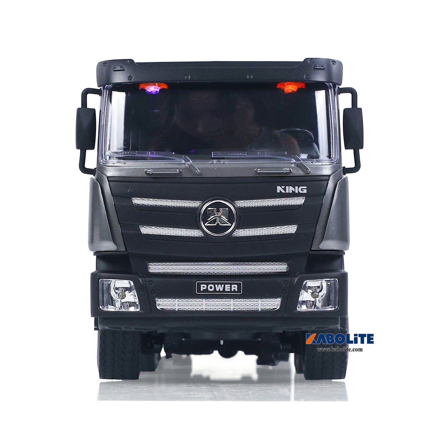 IN Stock HUINA 1318 1/18 Plastic RC Tractor Truck Flatbed Trailer Model with 9CH 2.4G Radio Controller Gift for Construction Hobbyists