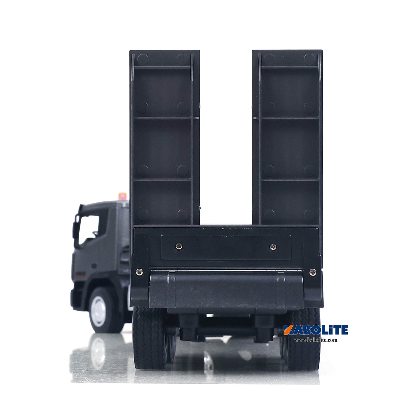 IN Stock HUINA 1318 1/18 Plastic RC Tractor Truck Flatbed Trailer Model with 9CH 2.4G Radio Controller Gift for Construction Hobbyists