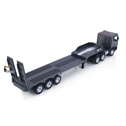 HUINA 1318 1:18 RC Tractor Truck 9CH Remote Control Cars Flatbed Trailer 2.4G Remote Control Model Toys