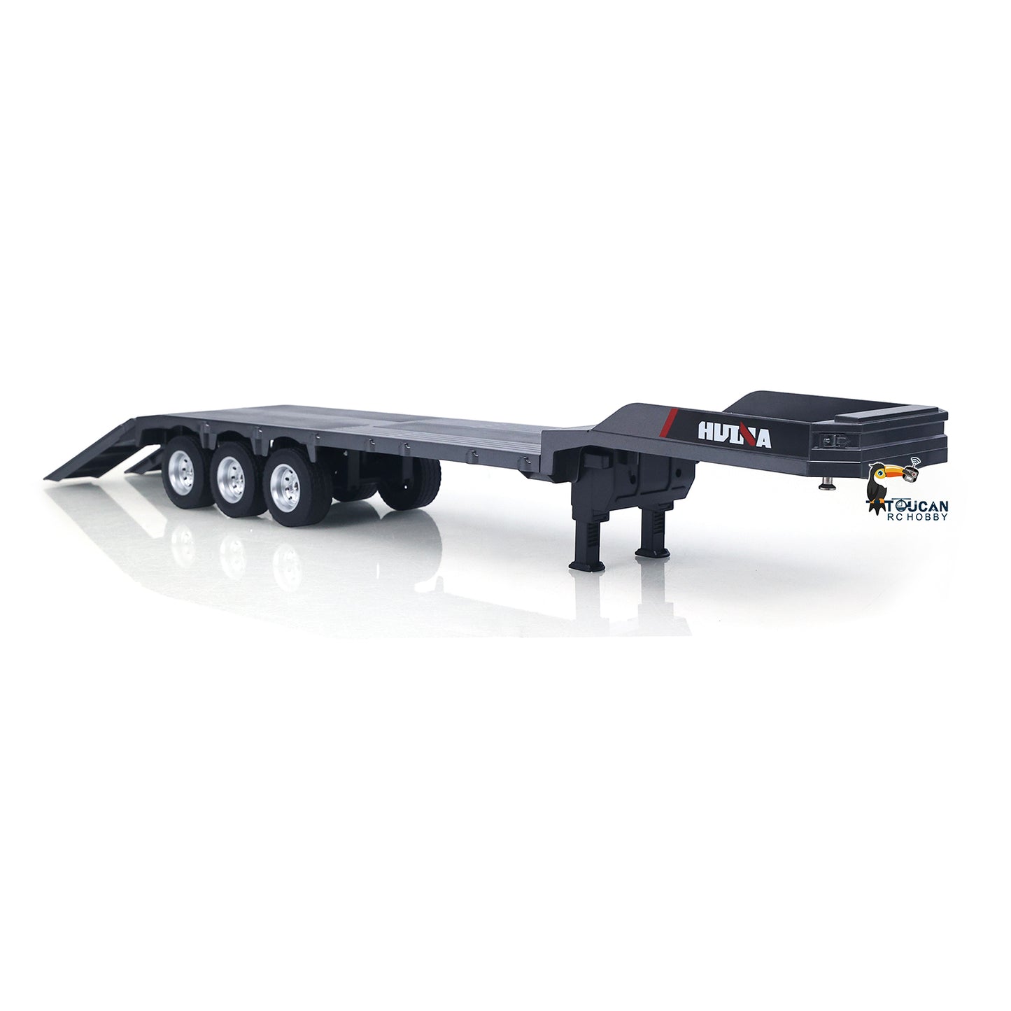HUINA 1318 1:18 RC Tractor Truck 9CH Remote Control Cars Flatbed Trailer 2.4G Remote Control Model Toys