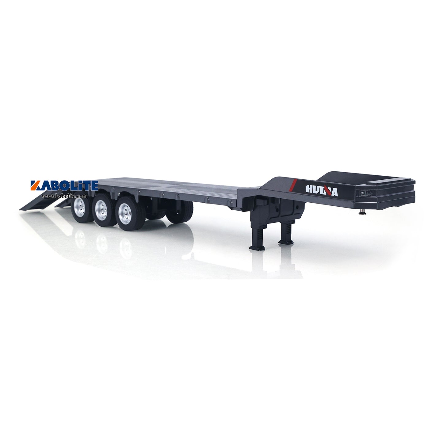 IN Stock HUINA 1318 1/18 Plastic RC Tractor Truck Flatbed Trailer Model with 9CH 2.4G Radio Controller Gift for Construction Hobbyists