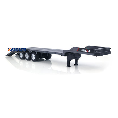 IN Stock HUINA 1318 1/18 Plastic RC Tractor Truck Flatbed Trailer Model with 9CH 2.4G Radio Controller Gift for Construction Hobbyists