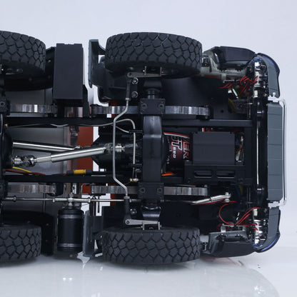 1/14 Kabolite K3367 8x8 Metal Hydraulic RC Tipper Remote Control Dump Truck Sonud Light 2Speed Model Battery ST8 Radio System