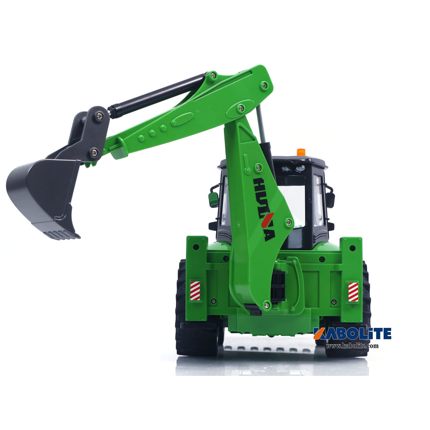 IN Stock HUINA 1579 1/14 Plastic Remote Control Backhoe Loader 2.4G 9CH Digger Model Gift for Engineering Vehicle Hobbyists