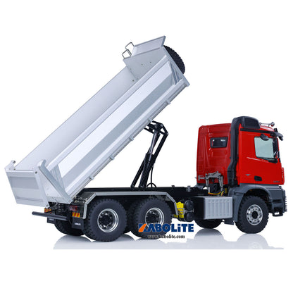 Kabolite K3364 1/14 6x6 Metal Hydraulic RC Dump Truck with FS ST8 Radio Controller