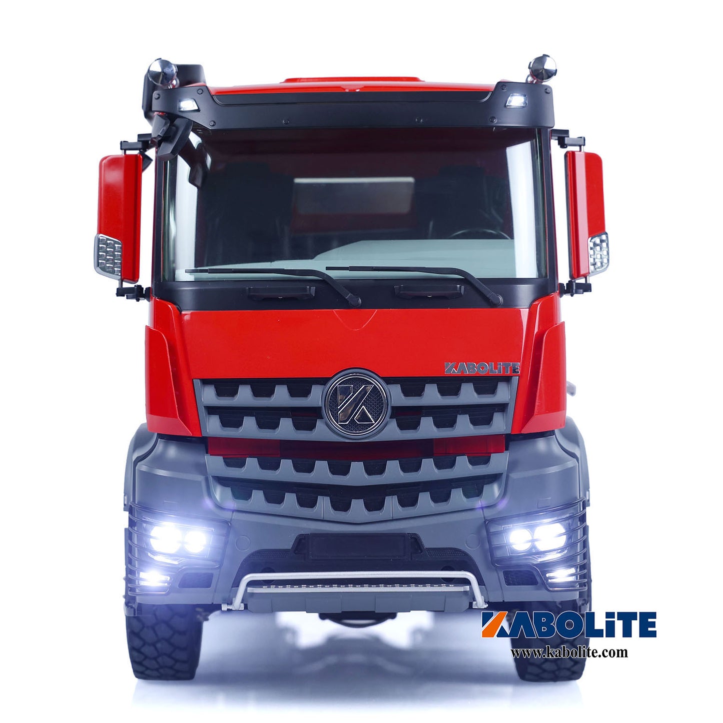 Kabolite K3364 1/14 6x6 Metal Hydraulic RC Dump Truck with 2 Speed Transmission Light Sound