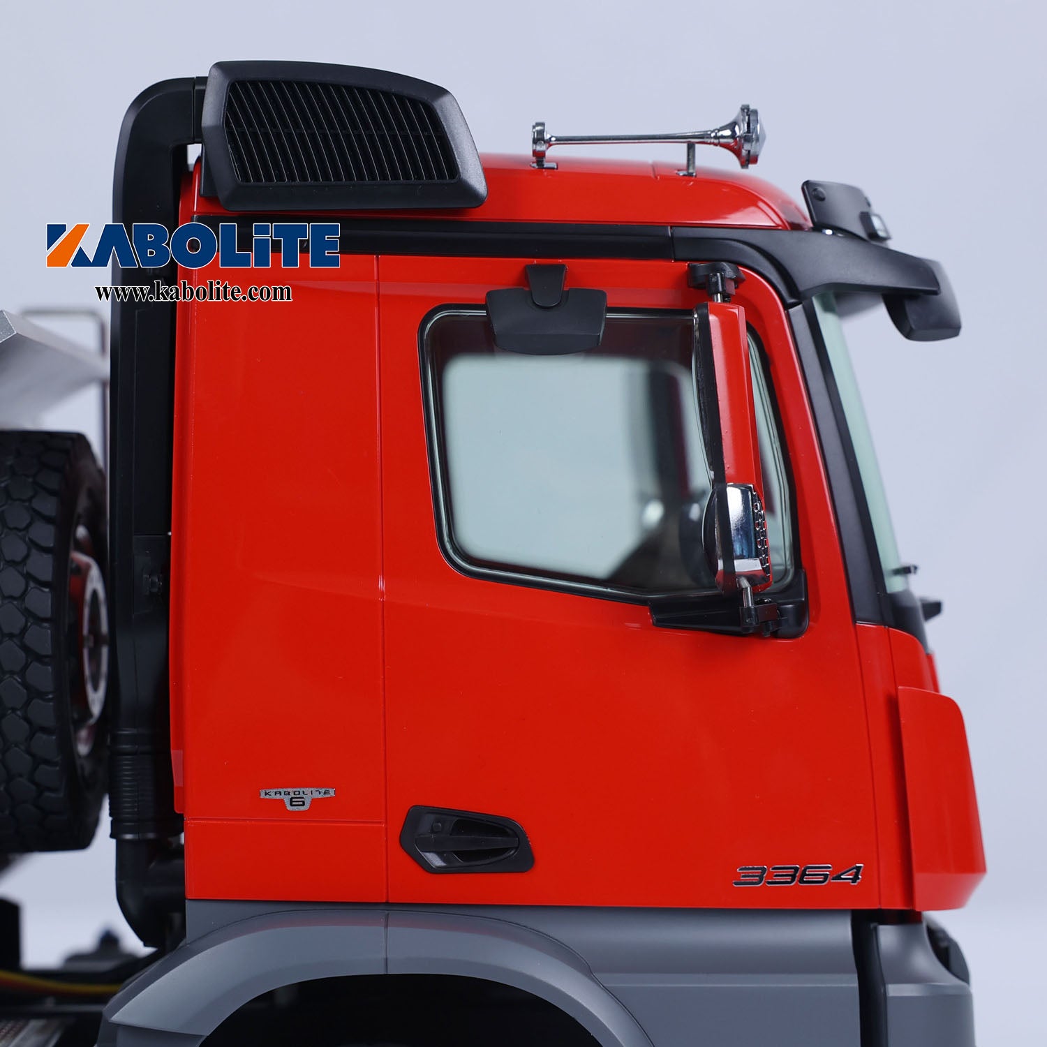 Kabolite K3364 1/14 6x6 Metal Hydraulic RC Dump Truck with FS ST8 Radio Controller