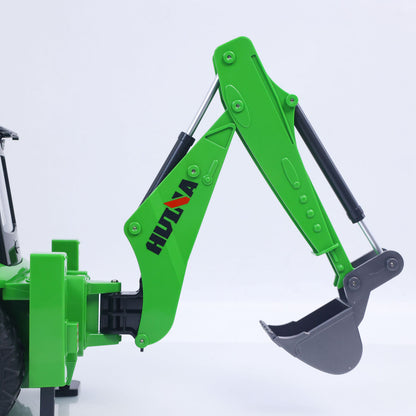 HUINA 1/14 1579 Remote Control Backhoe Excavator 2.4G 9CH RC Loader Model Toys RC Construction Vehicles