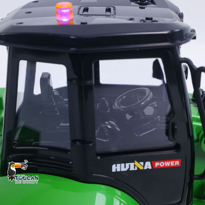US Stock HUINA 1/14 1579 Remote Control Backhoe Excavator 2.4G 9CH RC Multifunctional Loader Model Toys