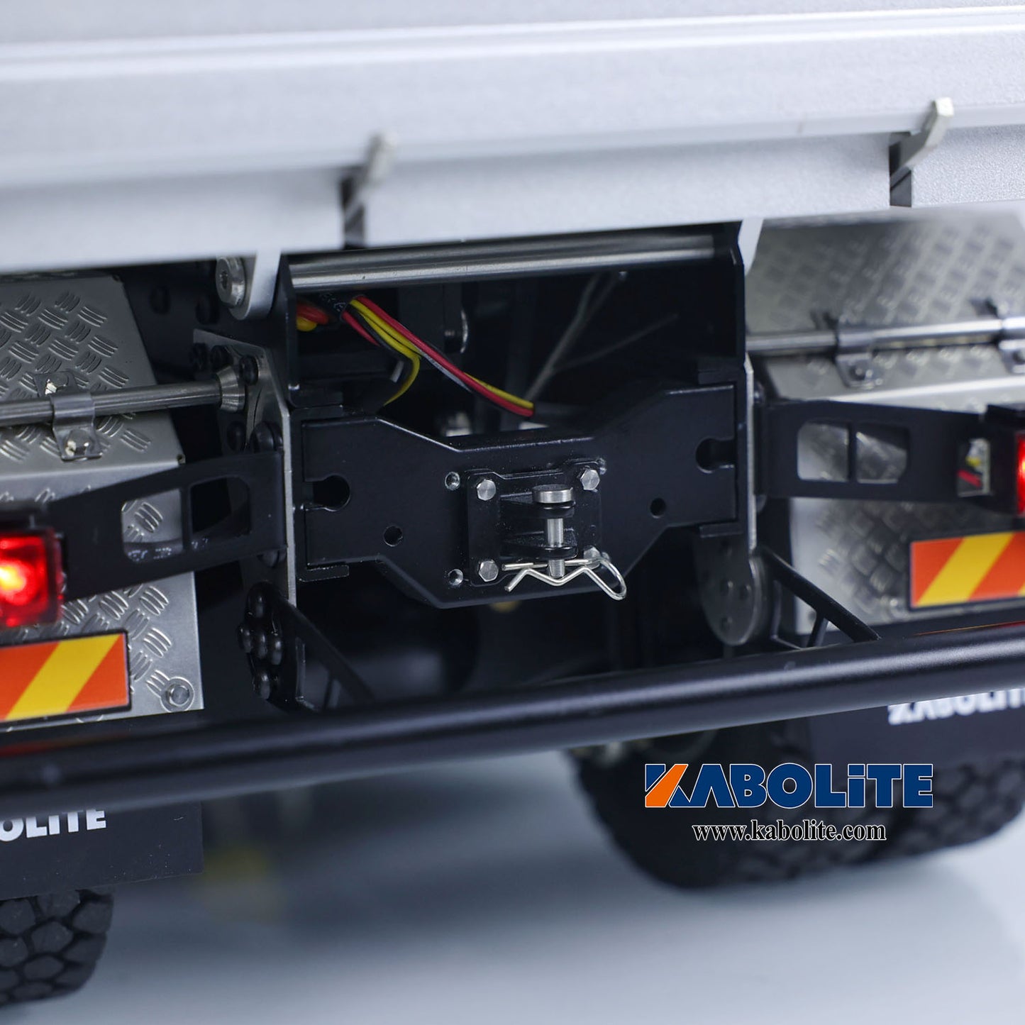 Kabolite K3364 1/14 6x6 Metal Hydraulic RC Dump Truck with 2 Speed Transmission Light Sound
