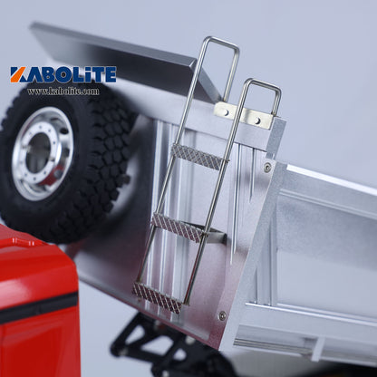 Kabolite K3364 1/14 6x6 Metal Hydraulic RC Dump Truck with FS ST8 Radio Controller Differential Lock 2 Speed Transmission Light Sound