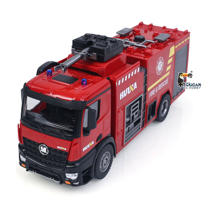 HUINA 1/14 562 2.4G Remote Control Box Water Sprayable Fire Truck Car Toy RC Sprinkler Fire Model Gift Battery
