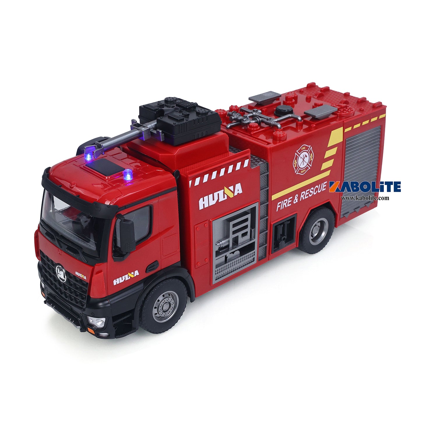 IN Stock HUINA 562 1/14 RC Fire Truck with Water Spray Light Sound 2.4G Remote Controller for Rescue Vehicle Enthusiasts
