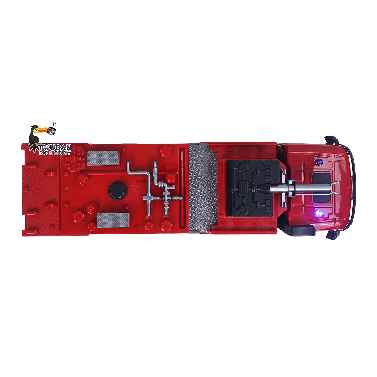 HUINA 1/14 562 2.4G Remote Control Box Water Sprayable Fire Truck Car Toy RC Sprinkler Fire Model Gift Battery