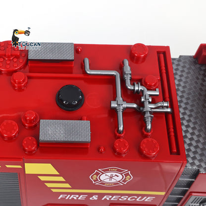 HUINA 1/14 562 2.4G Remote Control Box Water Sprayable Fire Truck Car Toy RC Sprinkler Fire Model Gift Battery