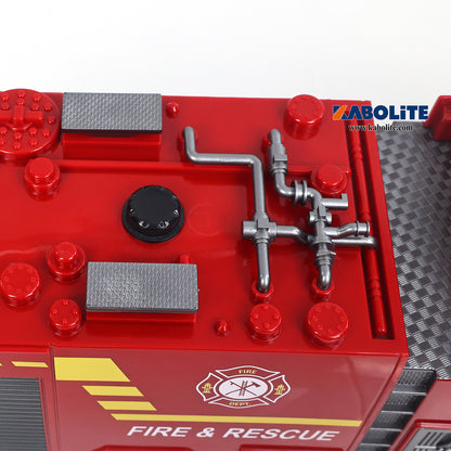 IN Stock HUINA 562 1/14 RC Fire Truck with Water Spray Light Sound 2.4G Remote Controller for Rescue Vehicle Enthusiasts