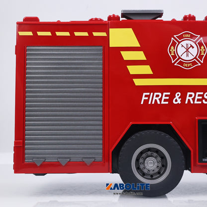 IN Stock HUINA 562 1/14 RC Fire Truck with Water Spray Light Sound 2.4G Remote Controller for Rescue Vehicle Enthusiasts