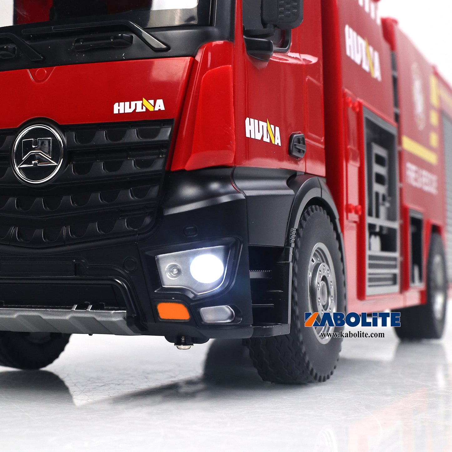 IN Stock HUINA 562 1/14 RC Fire Truck with Water Spray Light Sound 2.4G Remote Controller for Rescue Vehicle Enthusiasts