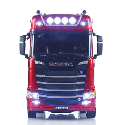US Stock 770S Plastic 1/18 RC Tractor Truck RTR 7.4V Battery Radio 19CH Light Sound Effects Remote Control Lorry Car Model