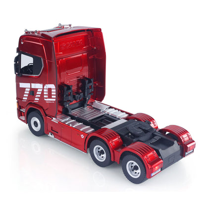 US Stock 770S Plastic 1/18 RC Tractor Truck RTR 7.4V Battery Radio 19CH Light Sound Effects Remote Control Lorry Car Model