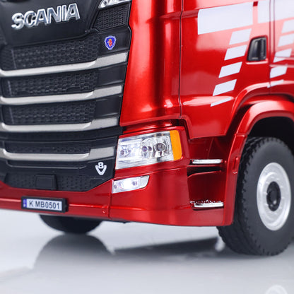 US Stock 770S Plastic 1/18 RC Tractor Truck RTR 7.4V Battery Radio 19CH Light Sound Effects Remote Control Lorry Car Model