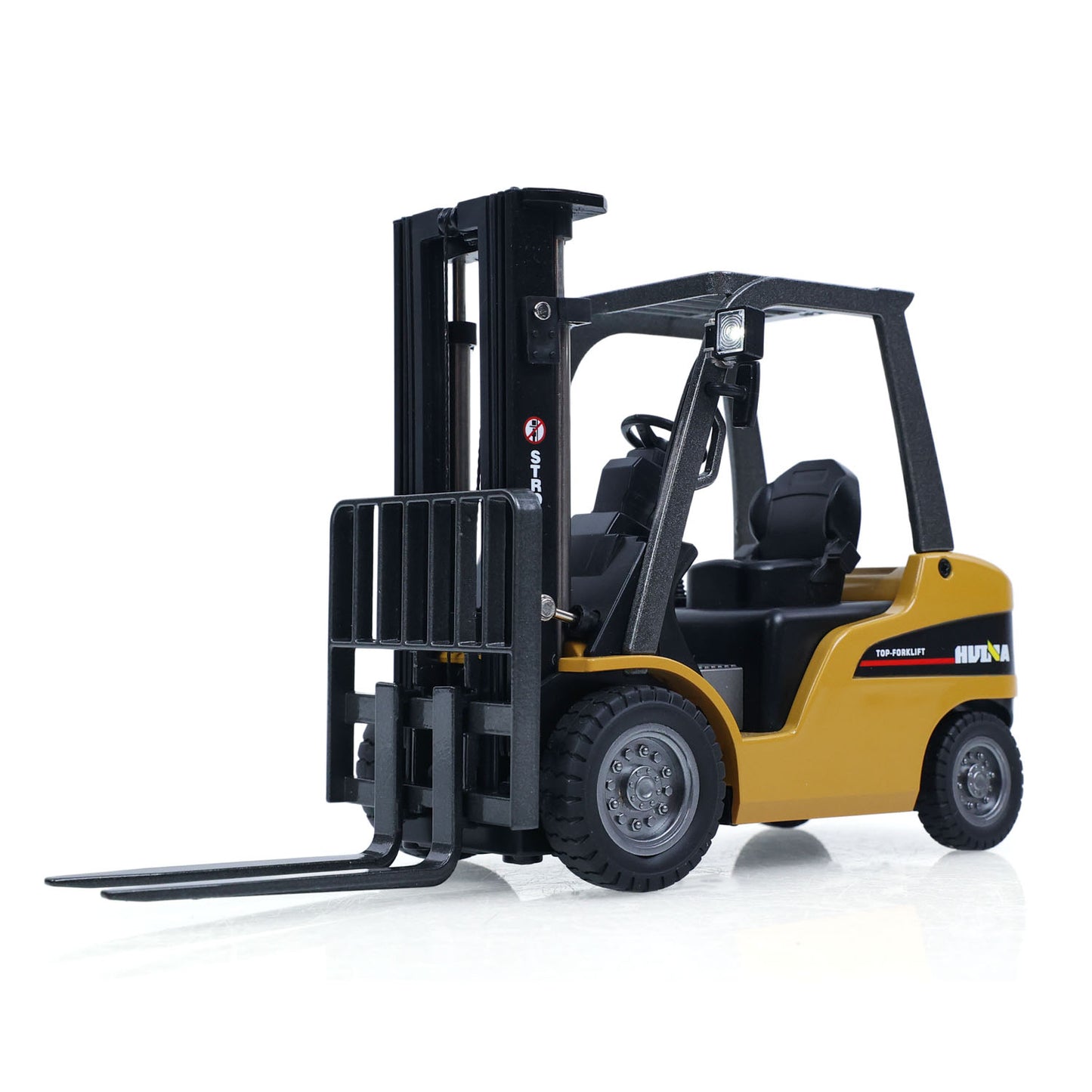 IN Stock HUINA 9925 1/50 Electric Remote Control Forklift Mini Warehouse RC Model with Light Sound Effect Desktop Display for Collectors