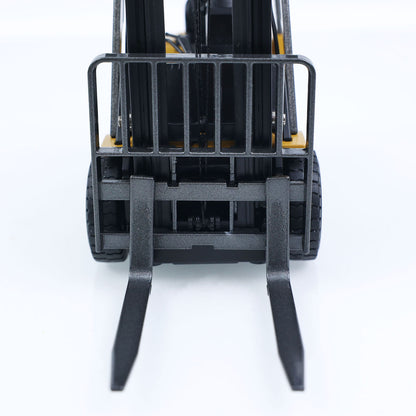 IN Stock HUINA 9925 1/50 Electric Remote Control Forklift Mini Warehouse RC Model with Light Sound Effect Desktop Display for Collectors