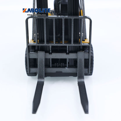 HUINA 9925 1/50 Electric Remote Control Forklift Mini Warehouse RC Model with Light Sound Effect Desktop Display for Collectors