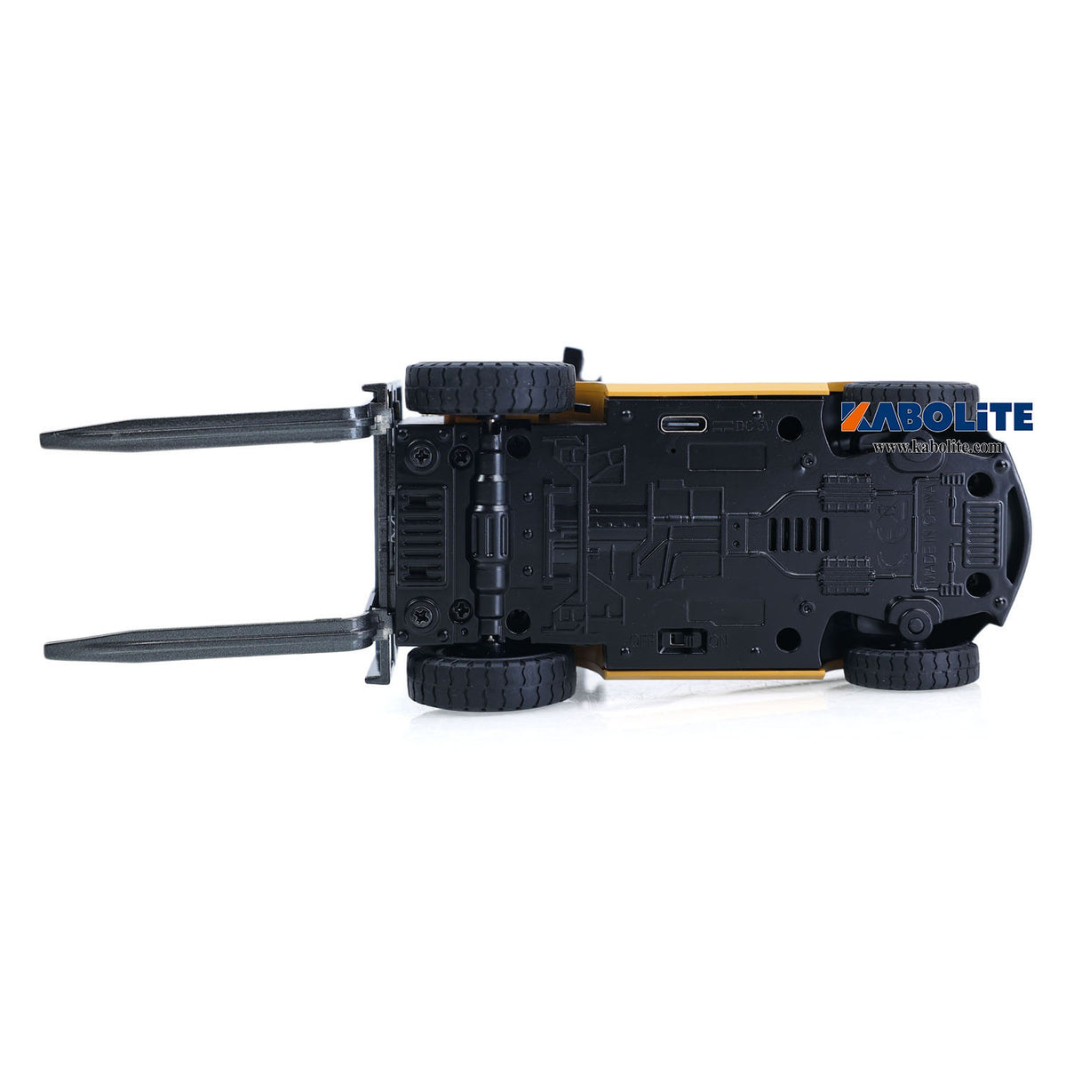HUINA 9925 1/50 Electric Remote Control Forklift Mini Warehouse RC Model with Light Sound Effect Desktop Display for Collectors