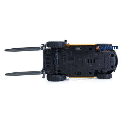 HUINA 9925 1/50 Electric Remote Control Forklift Mini Warehouse RC Model with Light Sound Effect Desktop Display for Collectors
