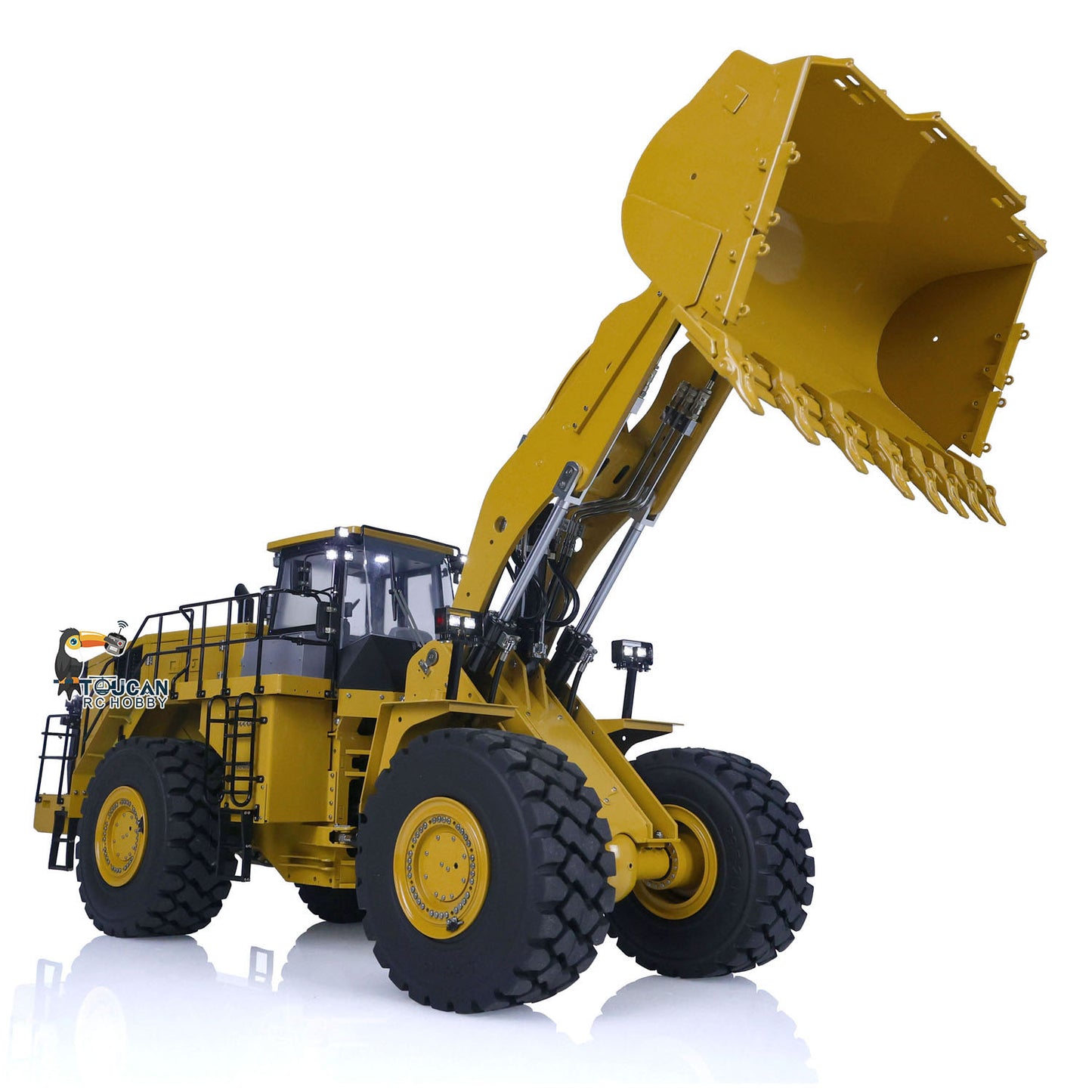 2Speed Kabolite 1/14 K988 PRO Hydraulic RC Loader Metal Heavy Vehicle PL18 Lite 6CH Valve Axle Lock Battery Light Sound Radio Control Truck Model