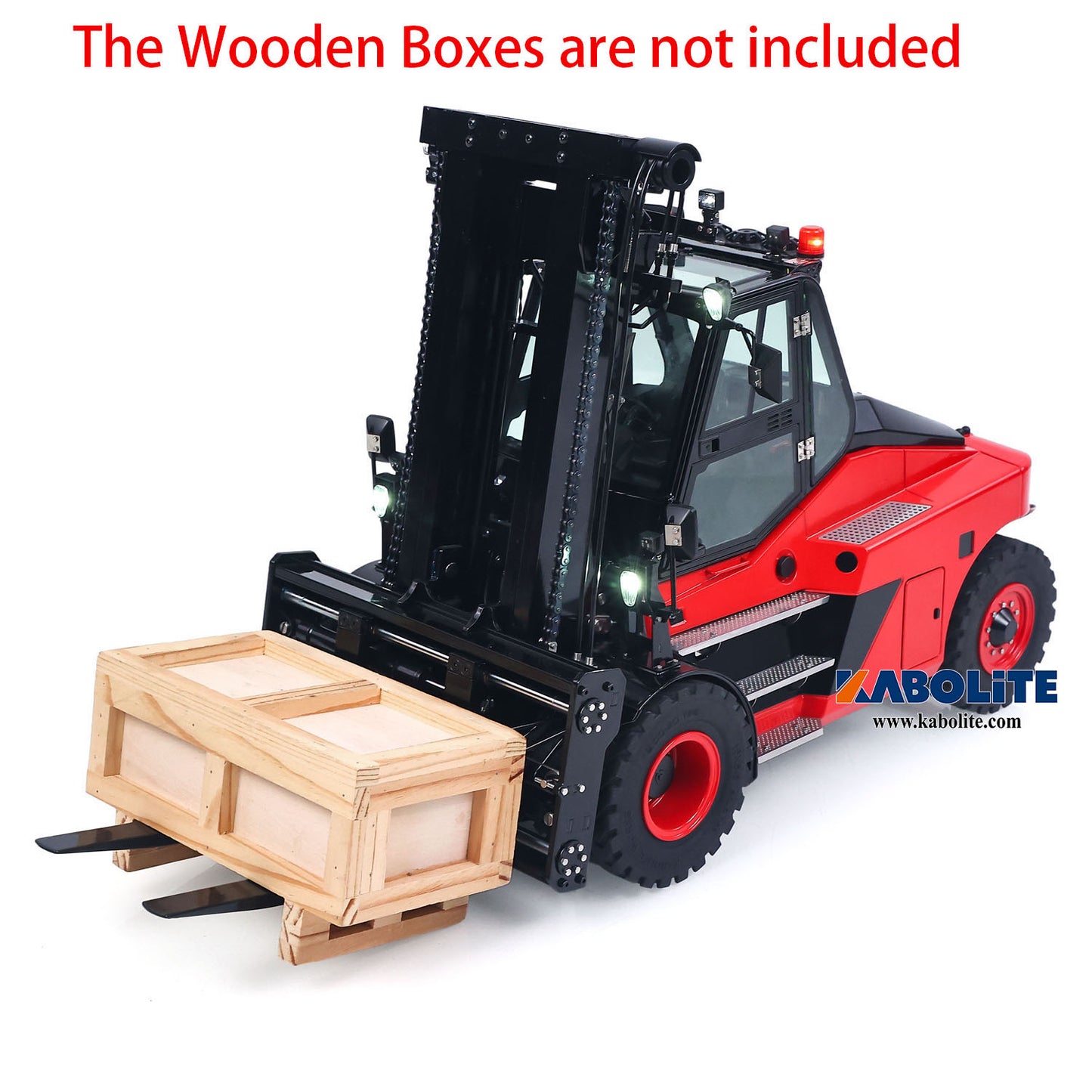 Kabolite K180-100 1/14 4X2 Remote Control Hydraulic Forklift with 3 Way Vavles