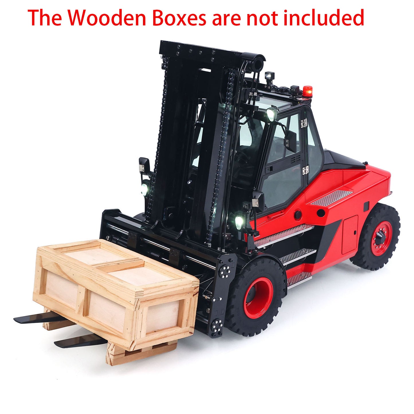 Fast Free Shipping for EU Kabolite K180-100 1/14 4X2 Remote Control Hydraulic Forklift 3-Way Vavles RTR Flysky ST8 Radio Controller Light Sound System