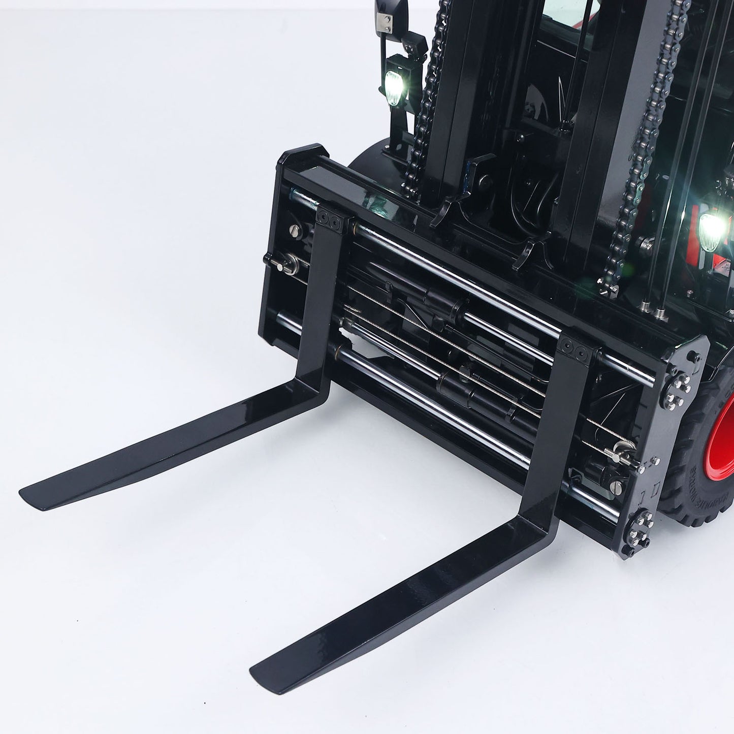 US Stock Kabolite K180-100 1/14 4X2 Remote Control Hydraulic Forklift 3-Way Vavles RTR Flysky ST8 Radio Controller Light Sound System