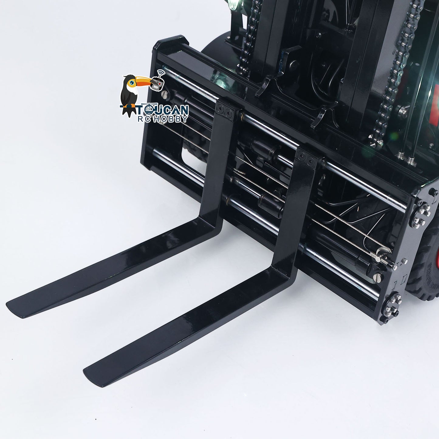 Kabolite K180-100 1/14 4X2 RWD Remote Control Hydraulic Forklift 3-Way Vavles RTR Flysky ST8 Radio Light System Sound Battery