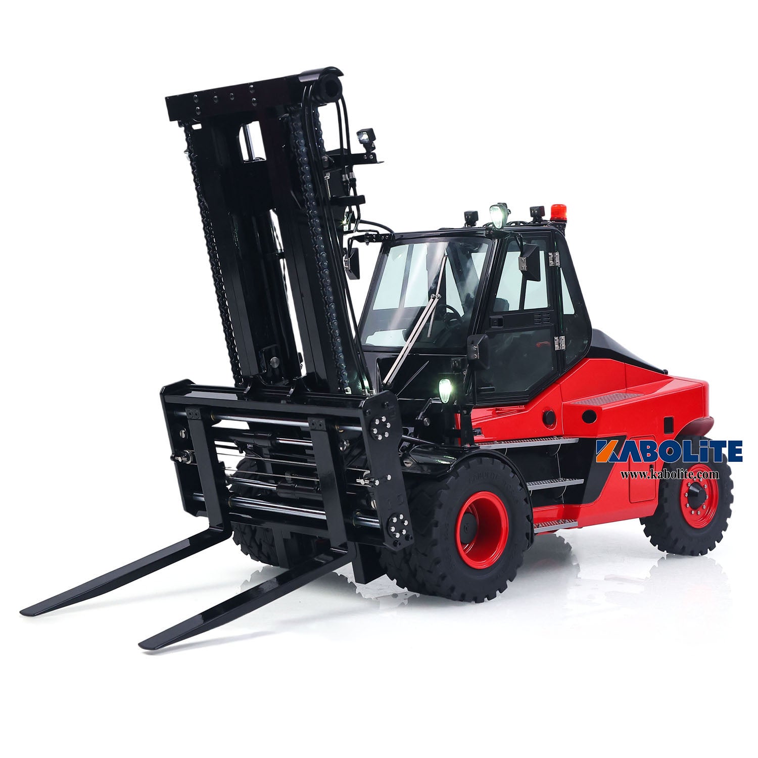 Kabolite K180-100 1/14 4X2 Remote Control Hydraulic Forklift for Weekend Fun 