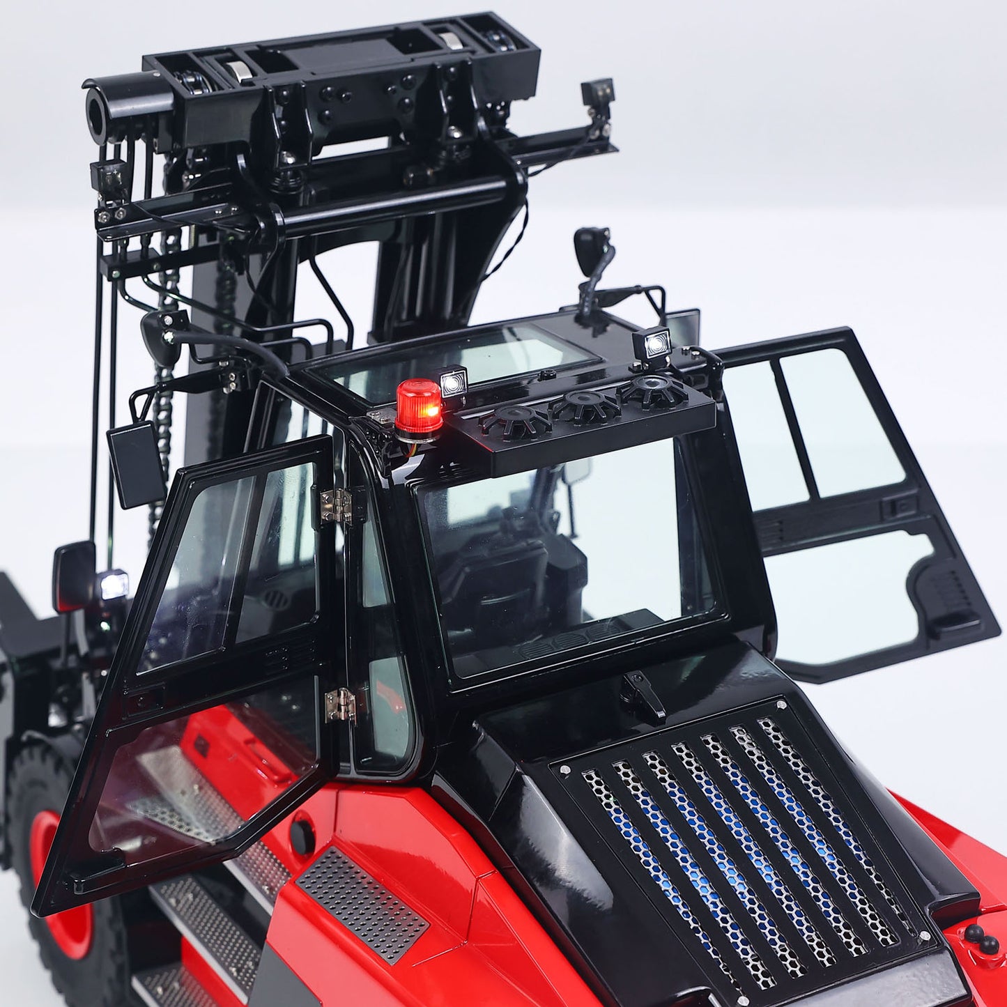 US Stock Kabolite K180-100 1/14 4X2 Remote Control Hydraulic Forklift 3-Way Vavles RTR Flysky ST8 Radio Controller Light Sound System