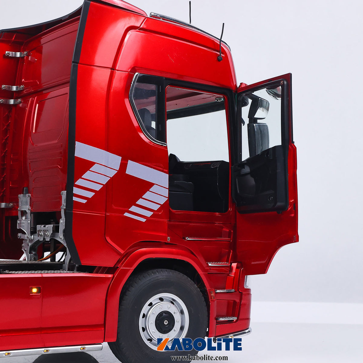 US Stock Kabolite K770S-100 1/14 4x2 RC Tractor Truck RTR with 2-Speed Transmission FS L12 Remote Controller LED Lights Sound System
