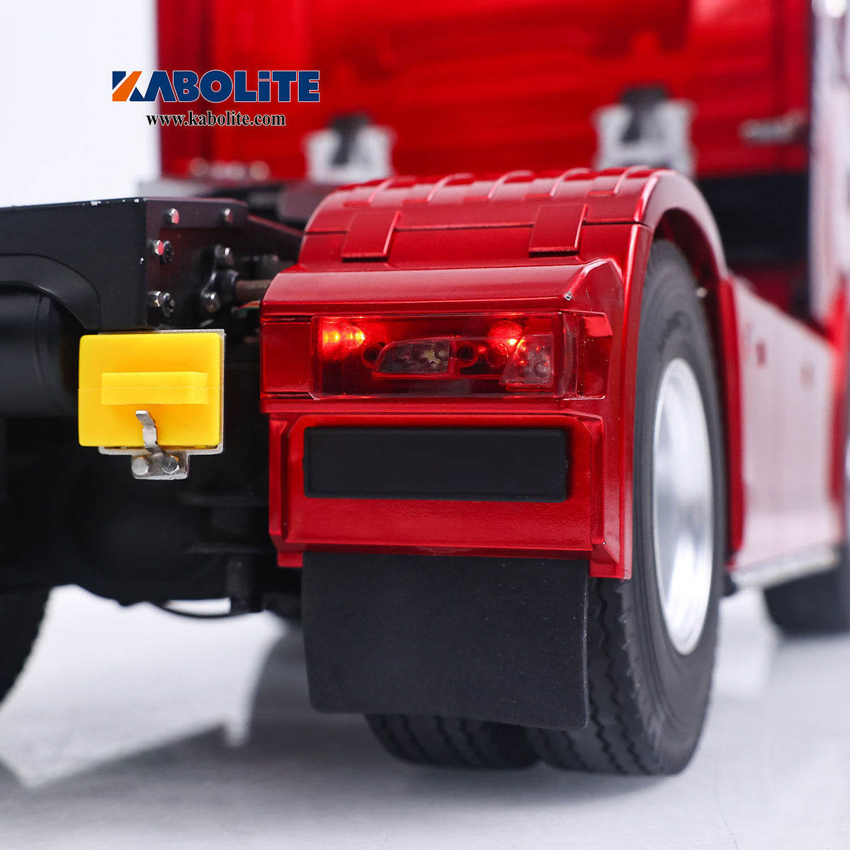KABOLITE 770S 100 1/14 4X2 RC Tractor Truck with Metal Chassis Sound Light System for Outdoor
