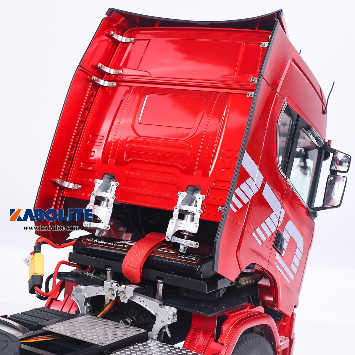 US Stock Kabolite K770S-100 1/14 4x2 RC Tractor Truck RTR with 2-Speed Transmission FS L12 Remote Controller LED Lights Sound System