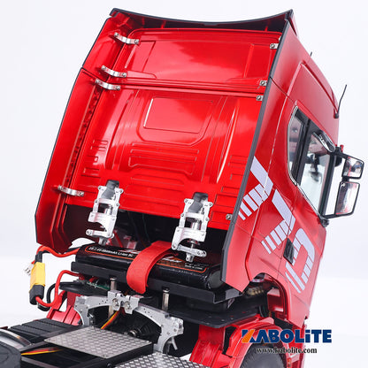 KABOLITE 770S 100 1/14 4X2 RC Tractor Truck with Metal Chassis Sound Light System for Outdoor