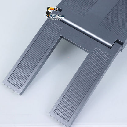 Fast Free Shipping 73.5CM Plastic Semi Trailer Flatbed 1502 for 1/18 Remote Control Tractor Truck HUINA 1501 Electronic Support Legs Tail Board
