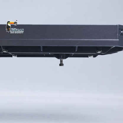 Fast Free Shipping 73.5CM Plastic Semi Trailer Flatbed 1502 for 1/18 Remote Control Tractor Truck HUINA 1501 Electronic Support Legs Tail Board